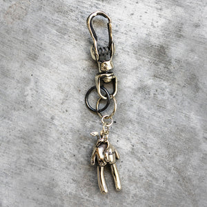Space Monkey Pendant Art Keychain