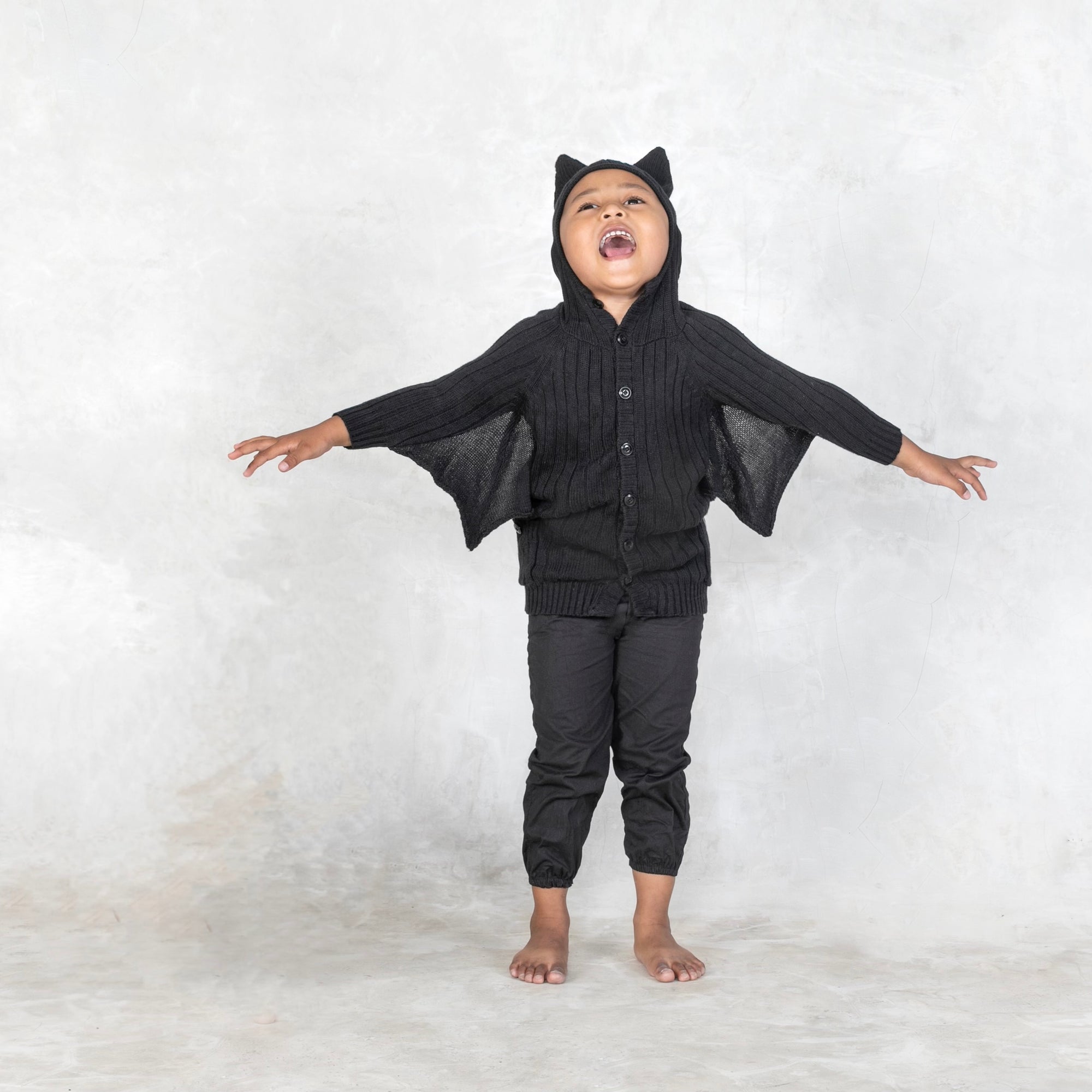 black bat hoodie for babies