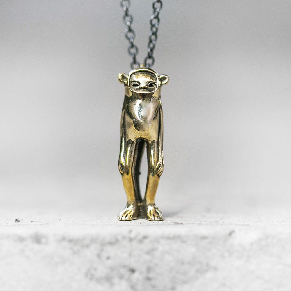 Brass Monkey Wearable Art Necklace