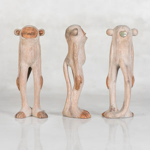 Hand Carved Monkey Art for All Ages