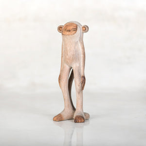 Blamo Toys Wooden Monkey Mini Sculpture 