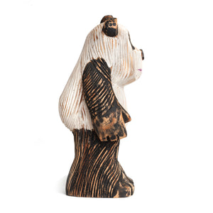 Hand Carved Wood Panda Figurines