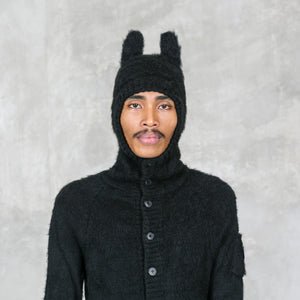 Adult Black Bunny Onesie Costume