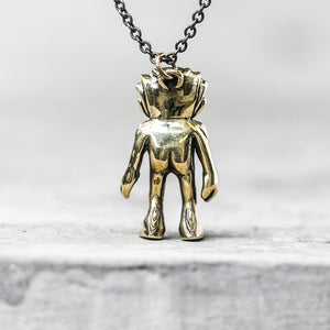 Brass Swamp Monster Wearable Art Jewelry