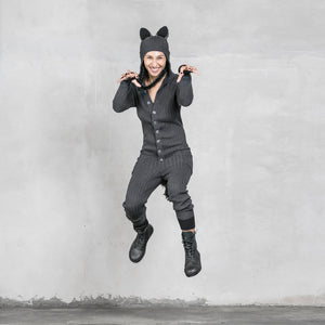 Wolf All In One Jumpsuit for Adults