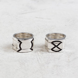 Sterling Silver Stackable Love Rings
