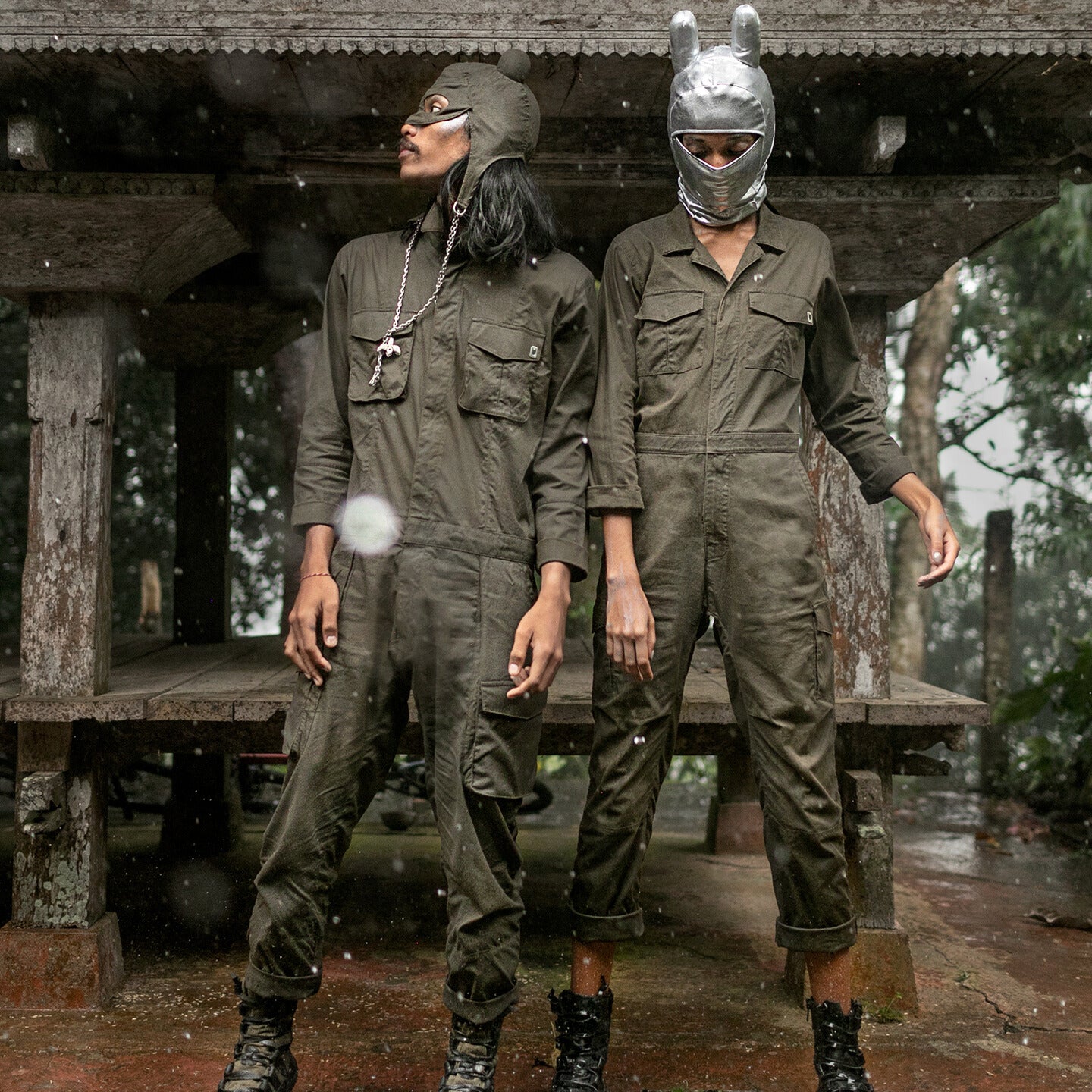 Gordon Work Jumpsuit - Olive - blamo.store