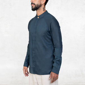 Azure Button-Up Shirt