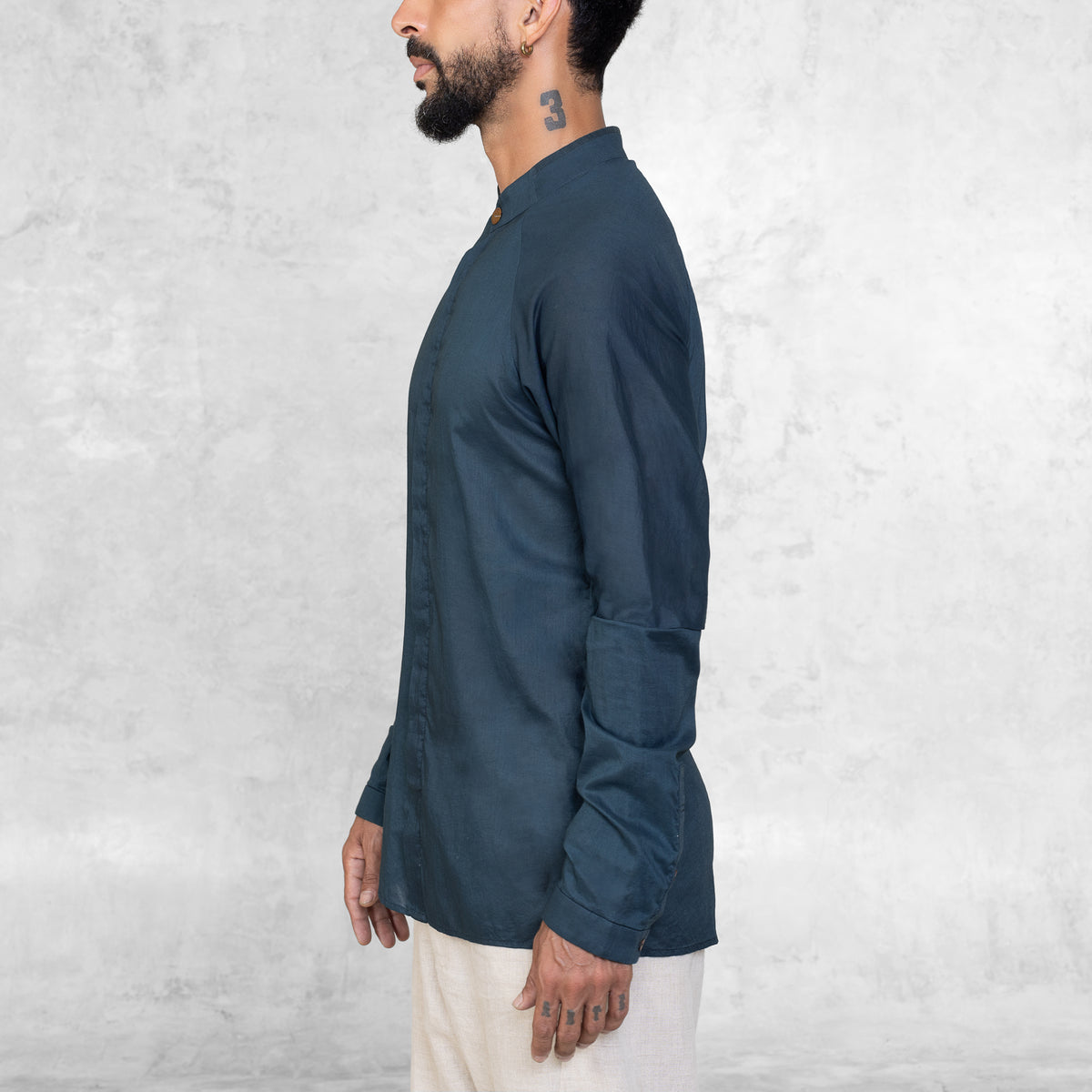 Azure Button-Up Shirt