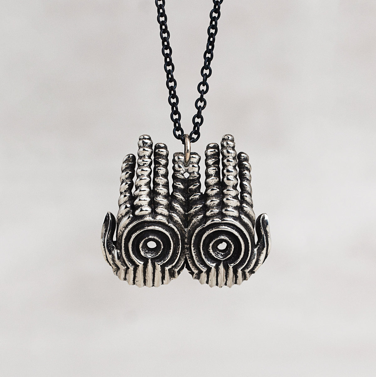 Limited Edition EYE White Brass Necklace