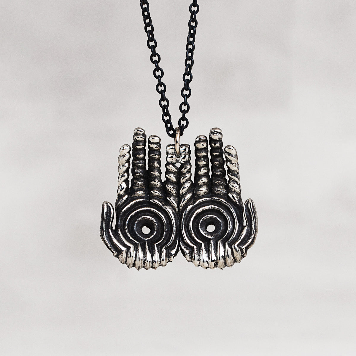 Limited Edition EYE White Brass Necklace