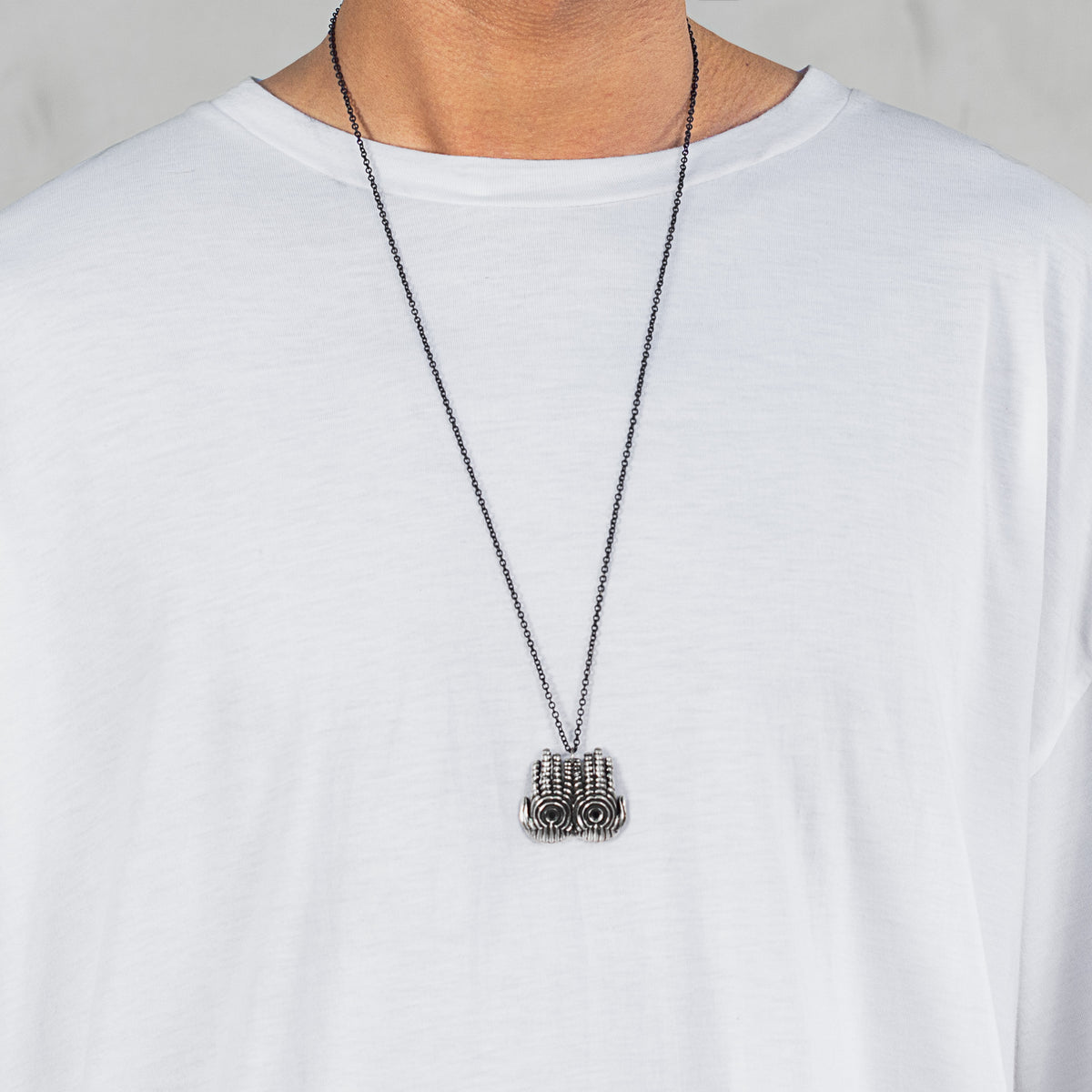 Limited Edition EYE White Brass Necklace