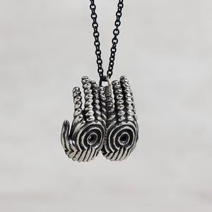 Limited Edition EYE White Brass Necklace