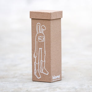 Handmade cardboard box for BLAMO ceramic Billy art toy