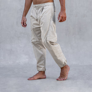 A cargo style BLAMO pant from the waist down 