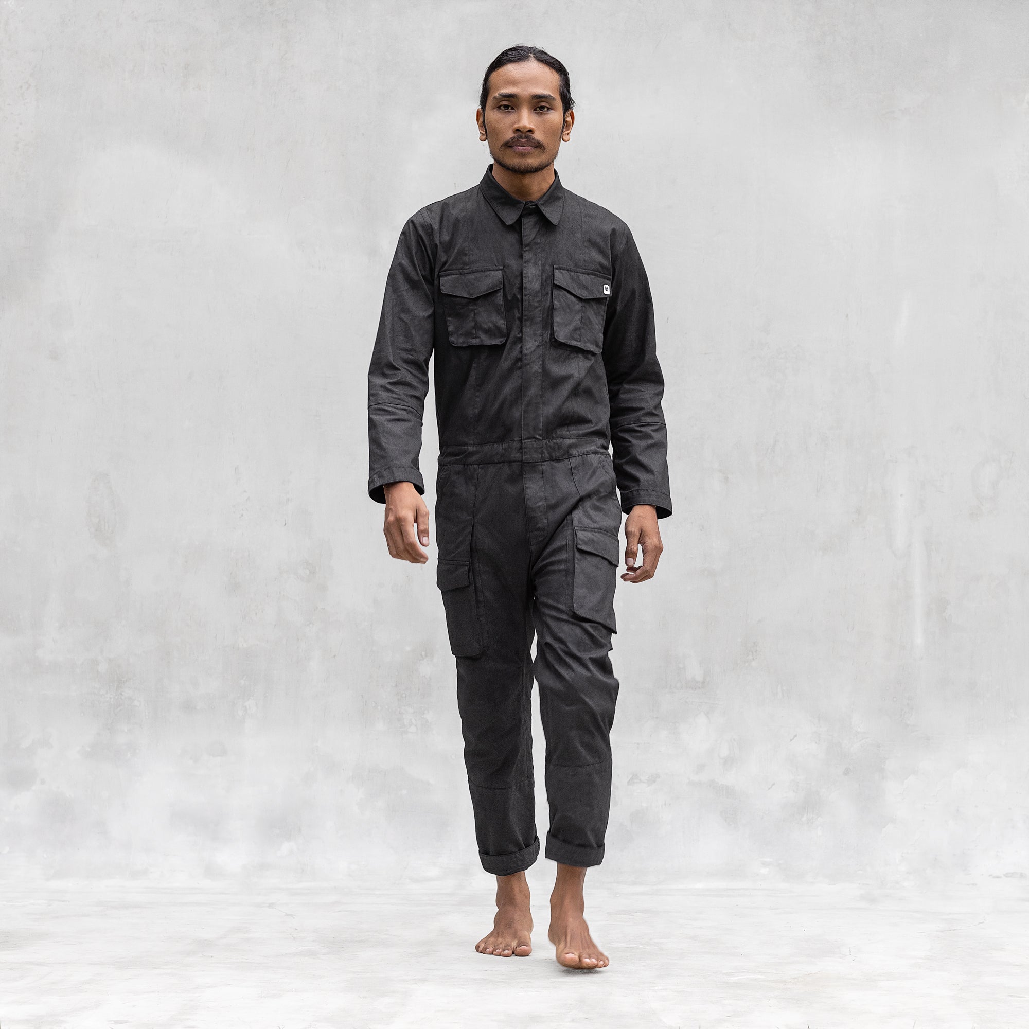 Gordon Work Jumpsuit Black Walnut - Main Image
