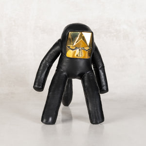 Spacebaby Blamo Leather and Brass Art Toys