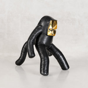 Spacebaby Blamo Leather and Brass Art Toys