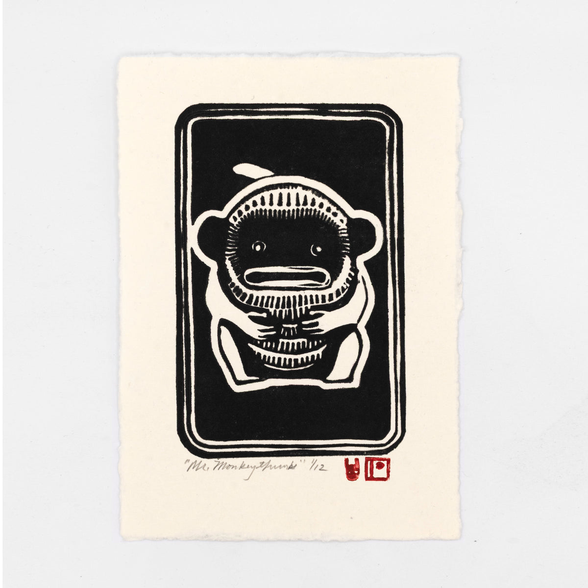 Mr. Monkeythumbs - Block Print