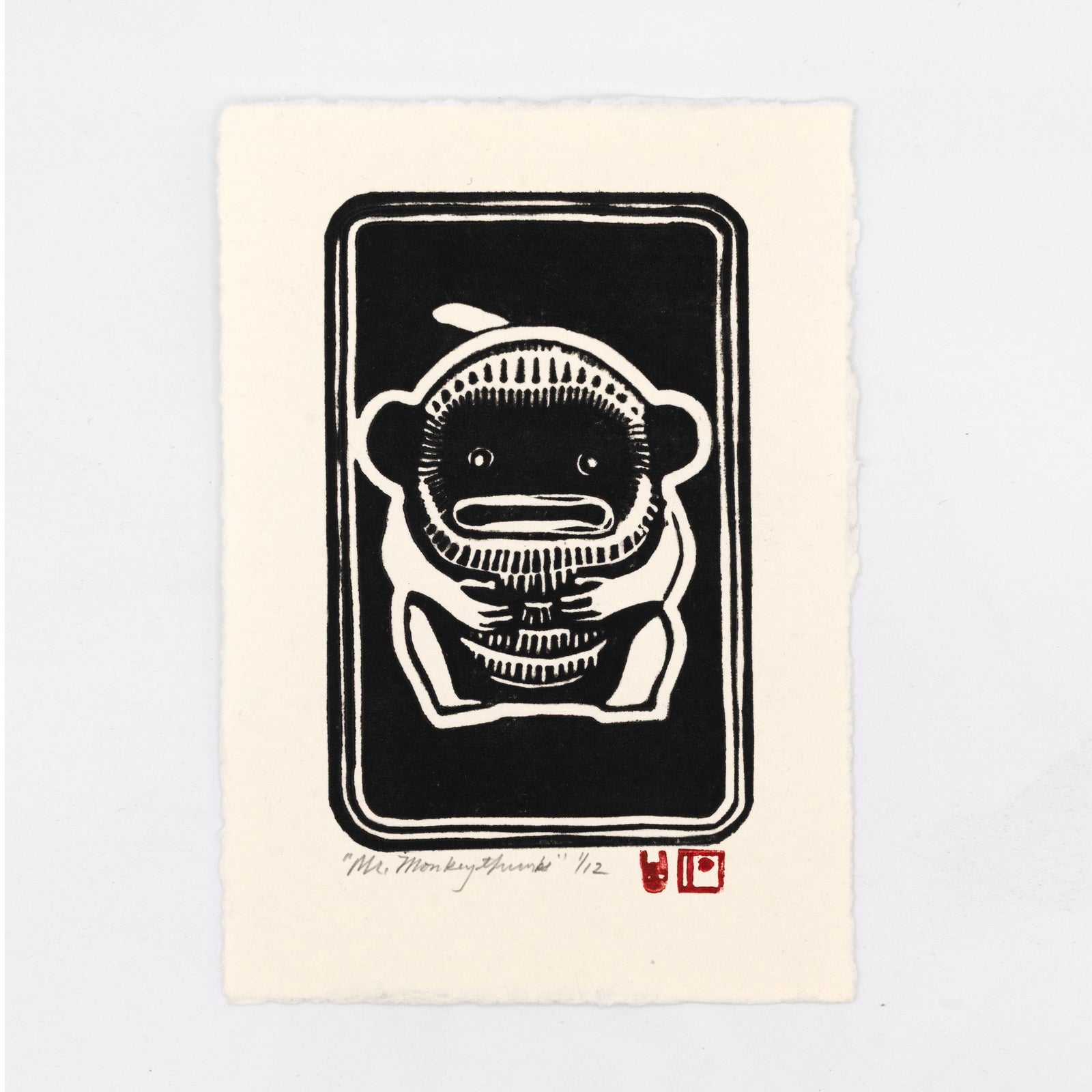 Mr. Monkeythumbs - Block Print