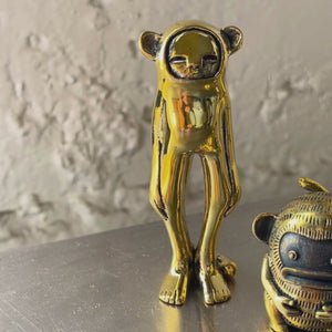 Brass animal characters statuettes 