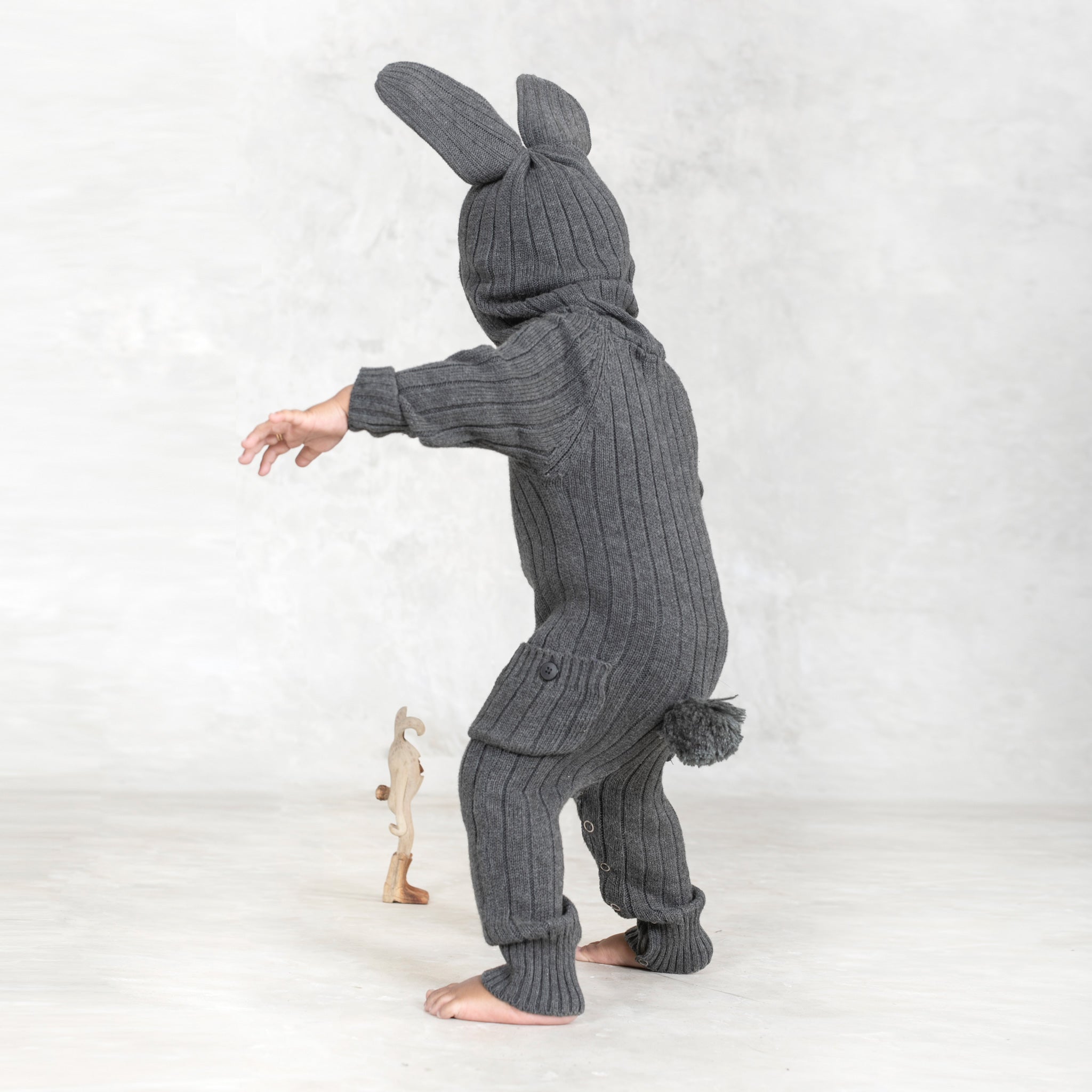 Baby Bunny Suit - Gray 