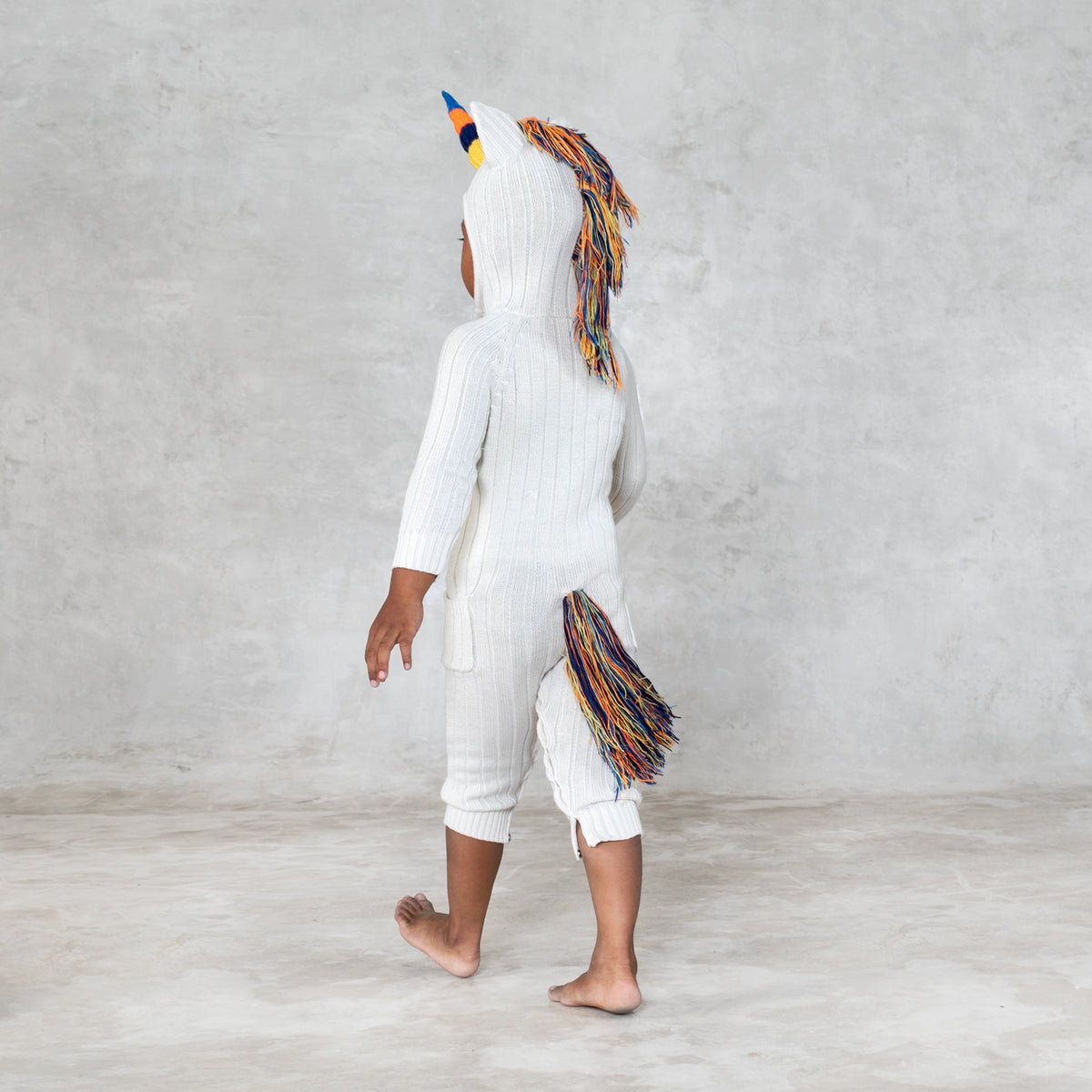 unicorn hooded baby romper costume