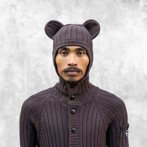 Bear Jumpsuit for Adults with Hood
