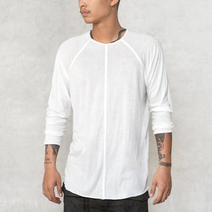 Supima Cotton White Long Sleeve Shirt