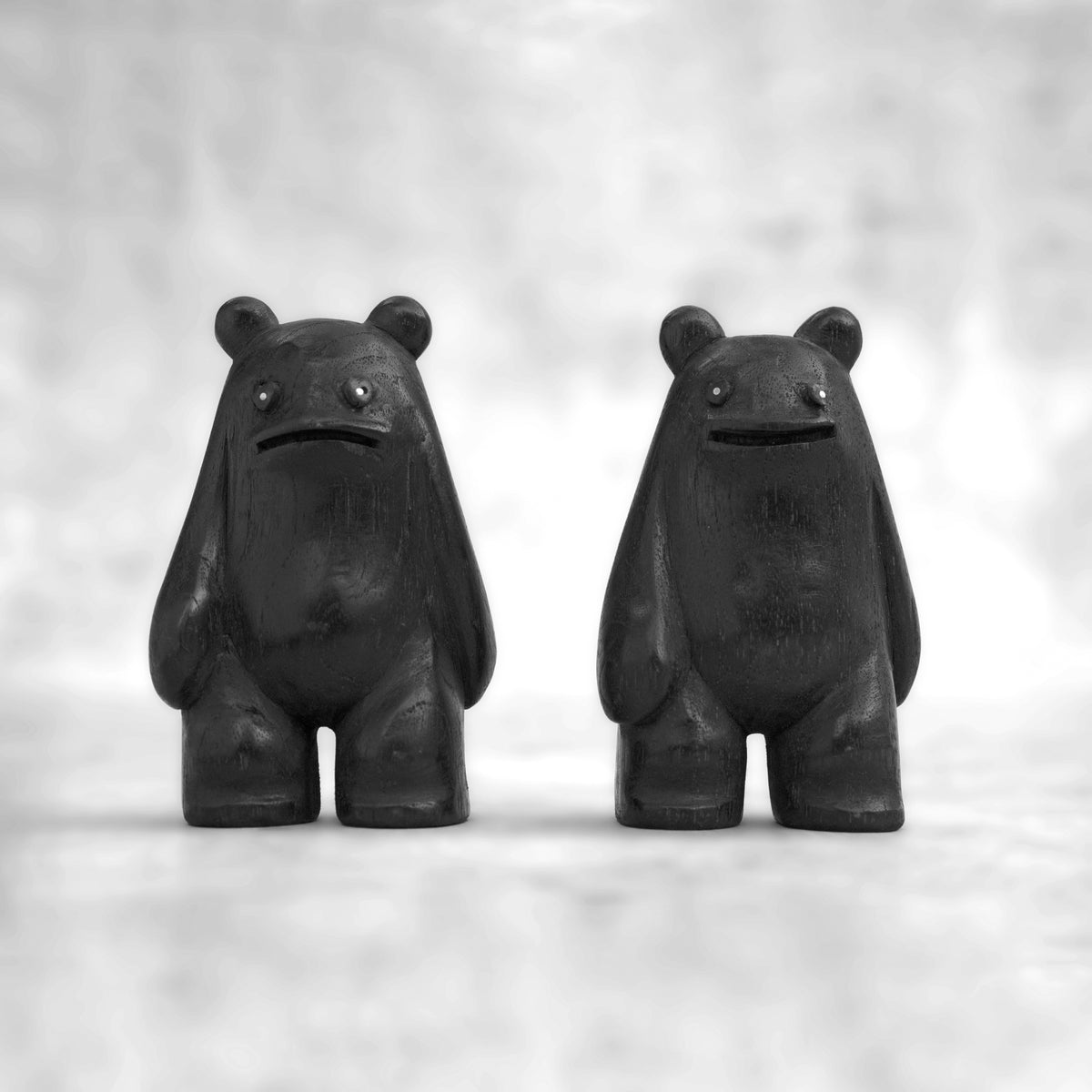 Hand Carved Wood Art Figurines