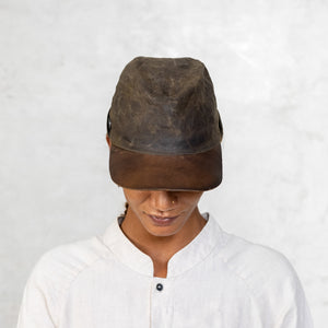 Unisex Brown and Green Field Hat