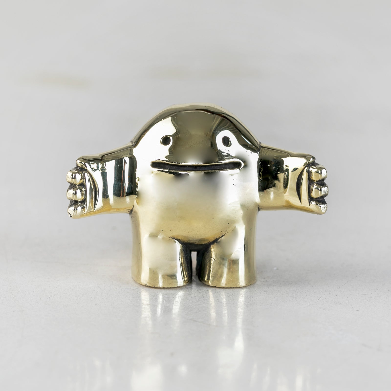 Blamo Brass Hug Art Toy Figurine