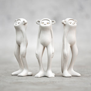 Ceramic Blamo Monkey Art Figurines