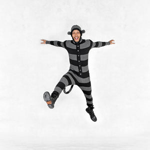 Hooded Monkey Onesie Costume for Adults