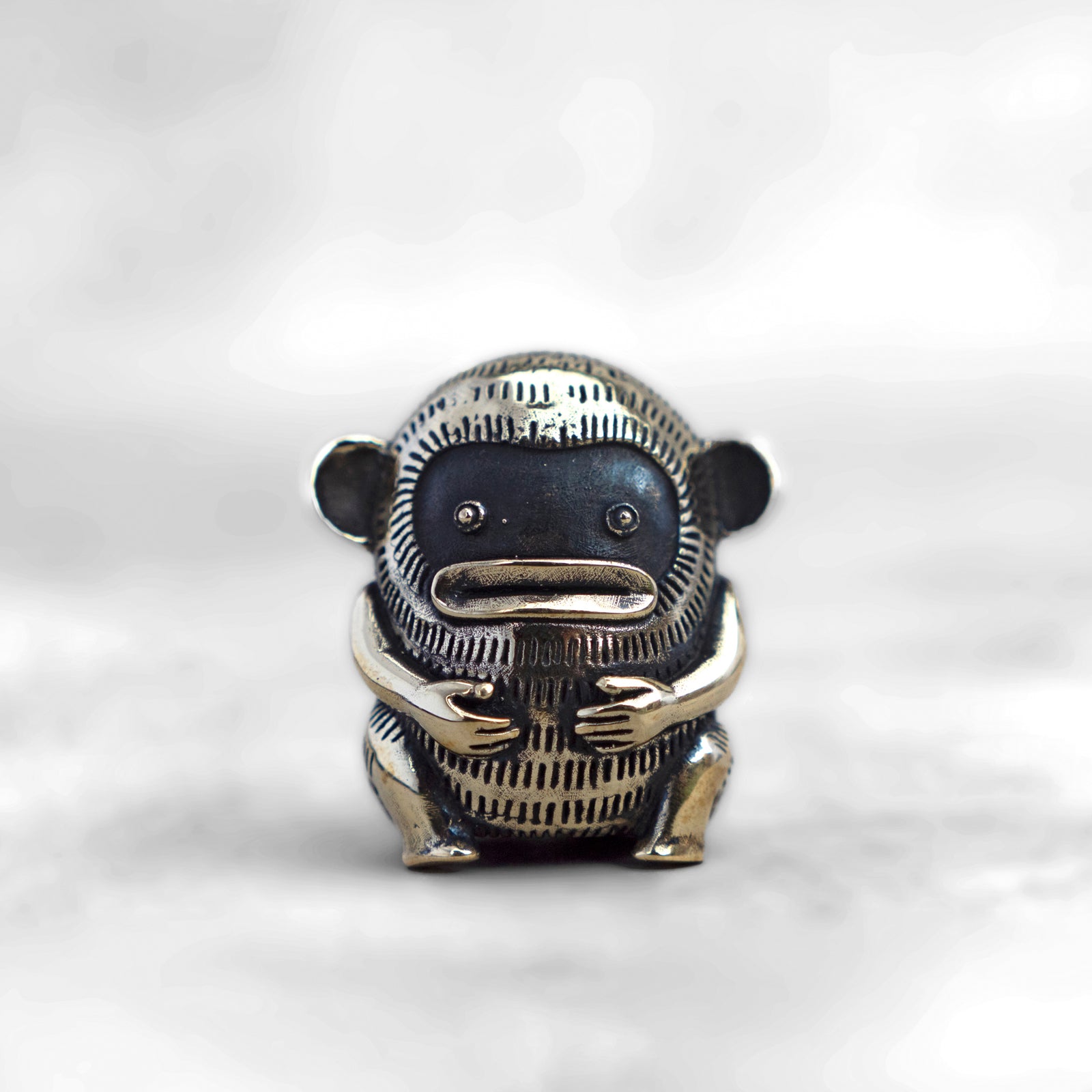 Cast Brass Finger Puppet Art