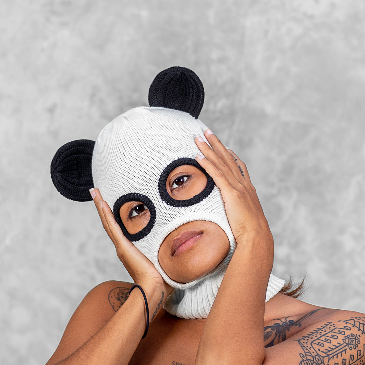 A panda balaclava