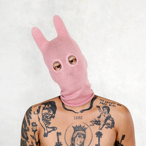 Blamo Adult Pink Bunny Mask