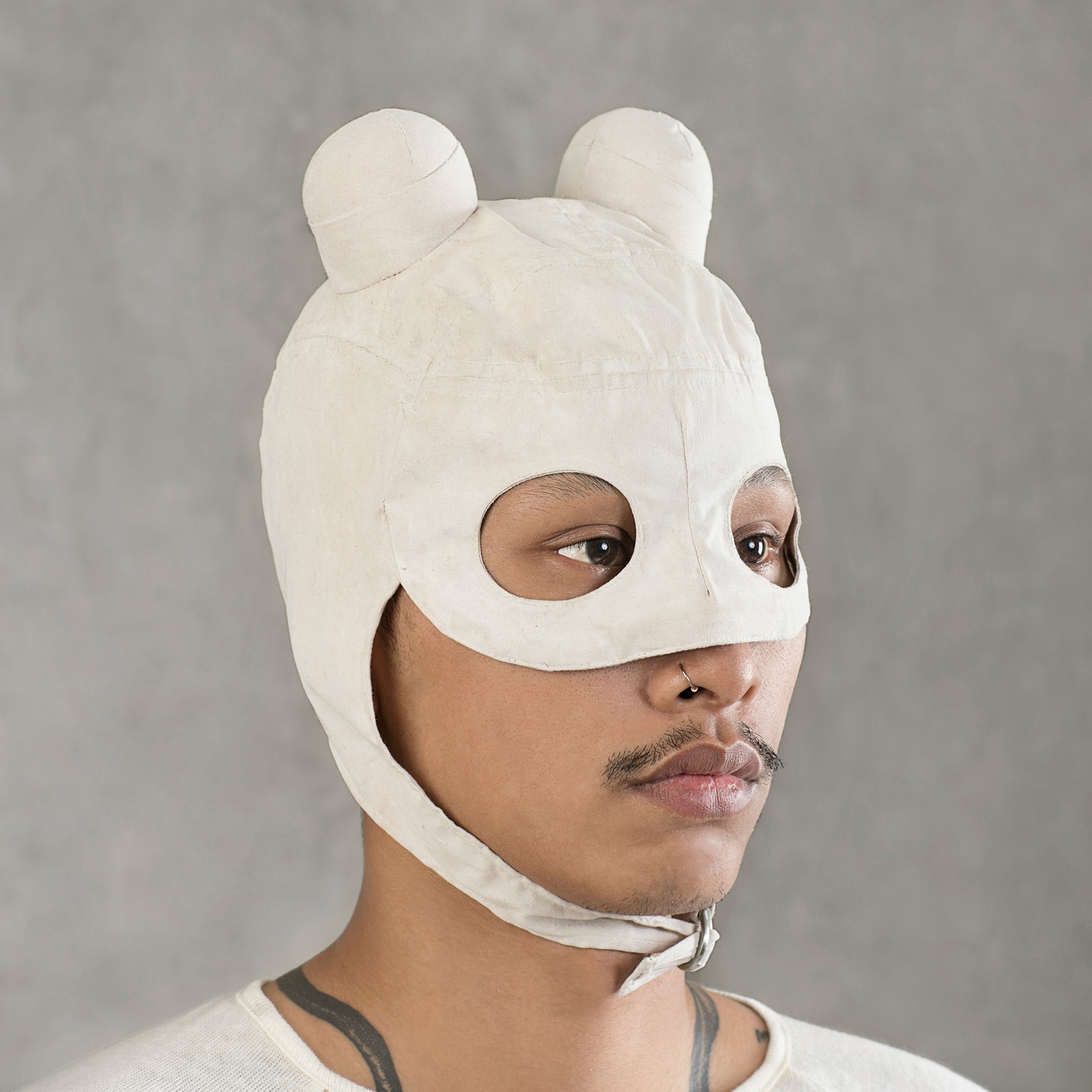 Hand Painted Stretch Canvas Aviator Mask