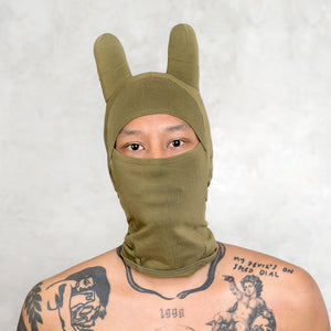 Blamo Adult Green Bunny Mask