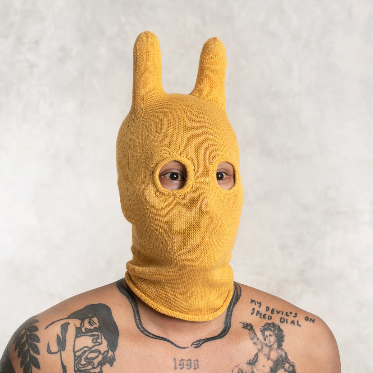 Yellow Two Hole Balaclava
