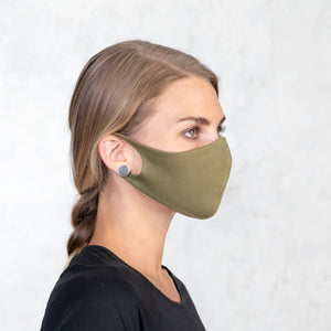 Green Secure Fit Face Mask