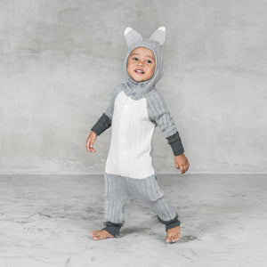 hooded baby romper fox costume