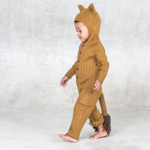 Hooded Lion Baby Onesie Costume