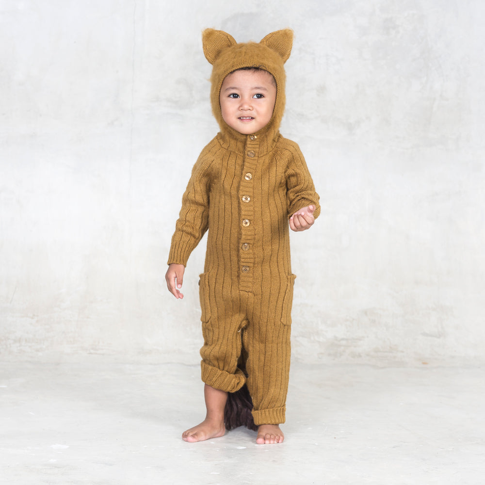 Baby Lion Hooded Onesie Costume