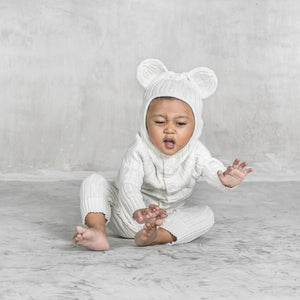 polar bear suit baby romper