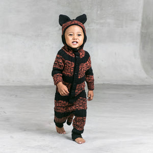 hooded baby romper tiger suit