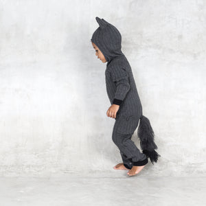 Gray Wolf Baby Romper Costume