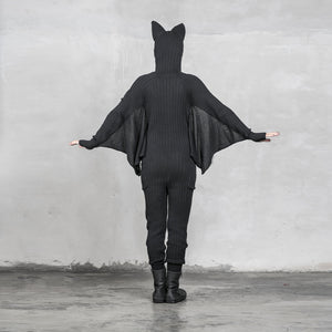 Bat Onesie For Adults With Hood