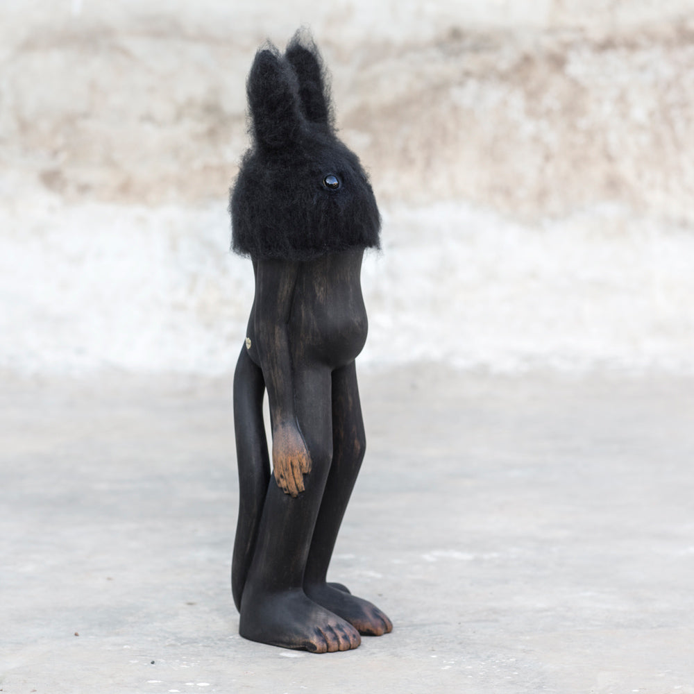 Blamo Hand Carved Monkeypod Wood Art Toys