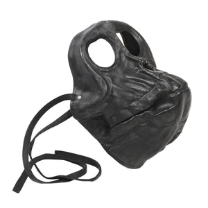Adjustable Black Ape Leather Mask